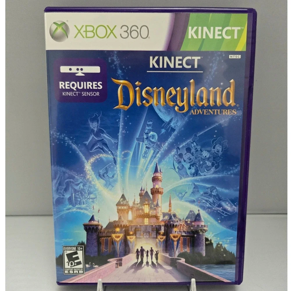 Disneyland Adventures & Kinect Adventures Bundle Xbox 360 - Complete CIB 2 Games